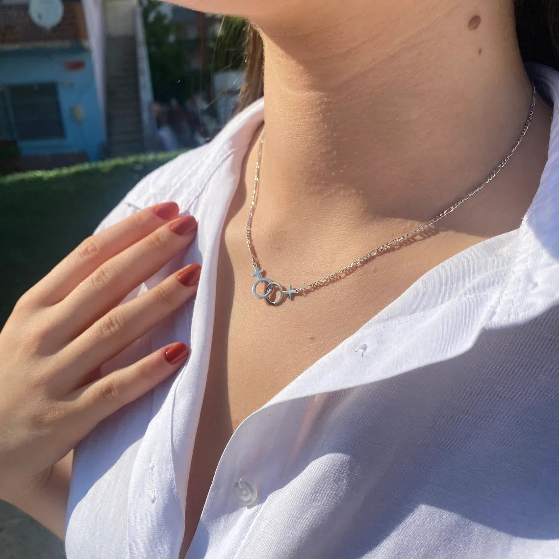 Lesbian Necklace   Figaro