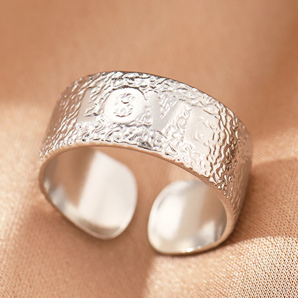 Collection of classic stainless steel rings :