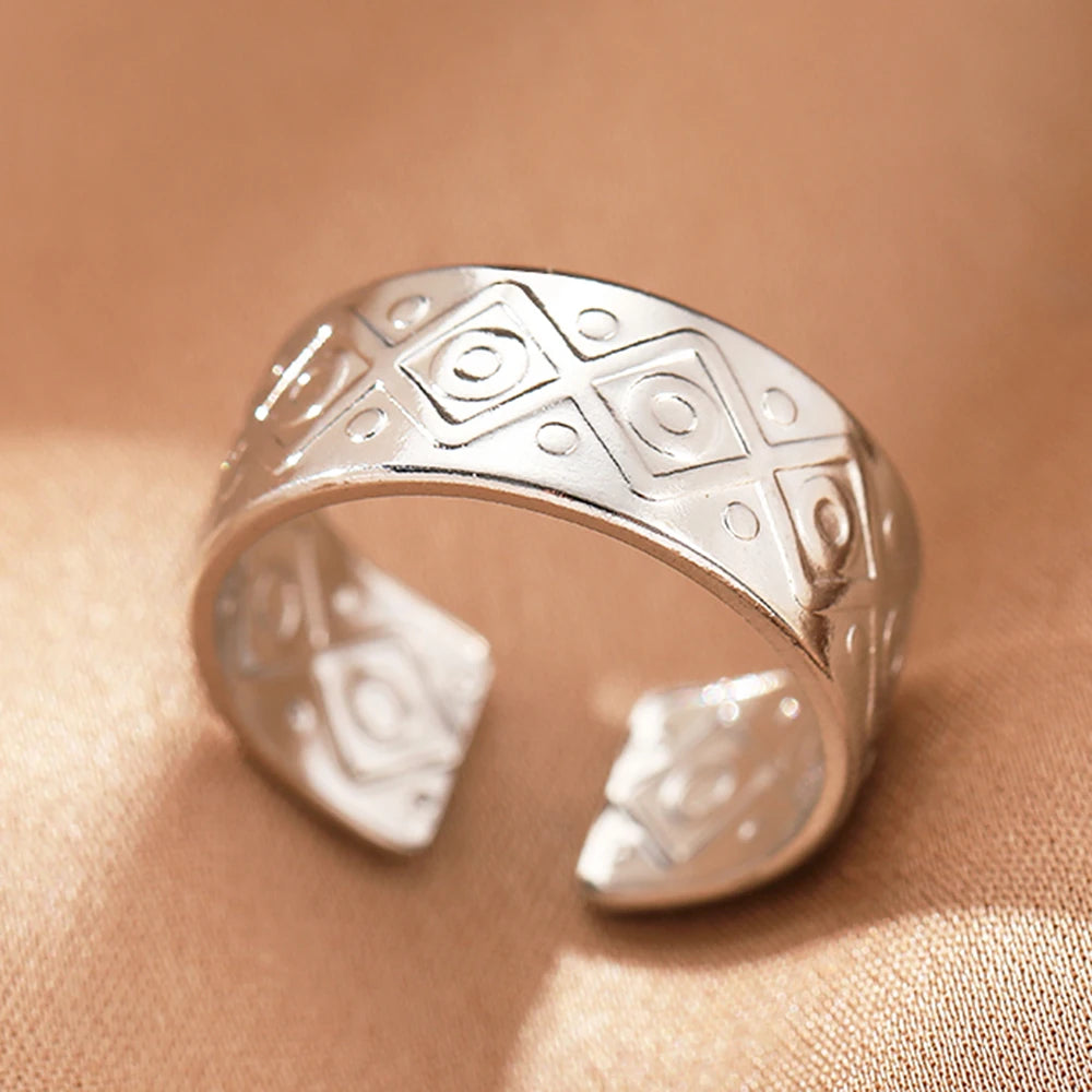 Collection of classic stainless steel rings :