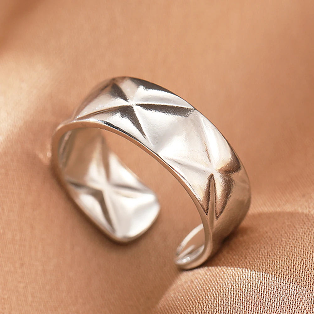 Collection of classic stainless steel rings :