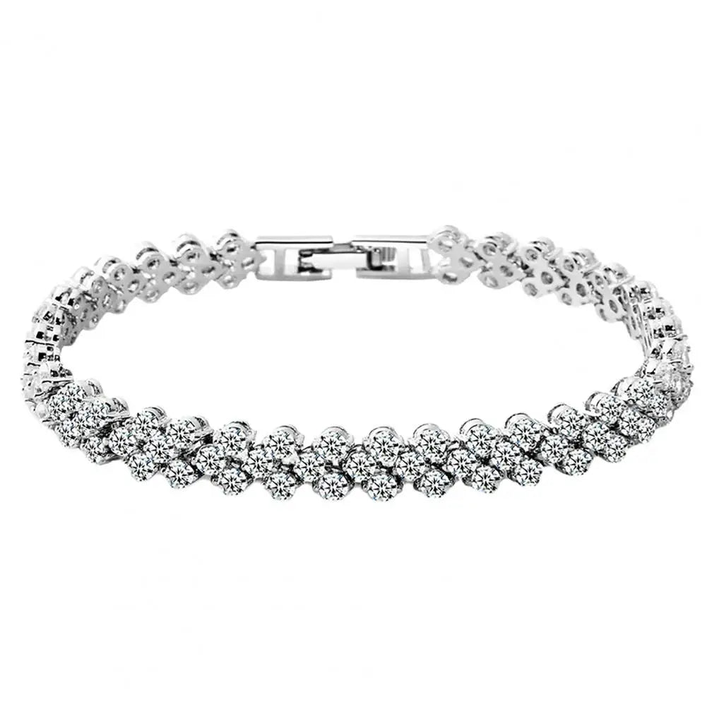 Rhinestone Shiny Inlaid Bangle
