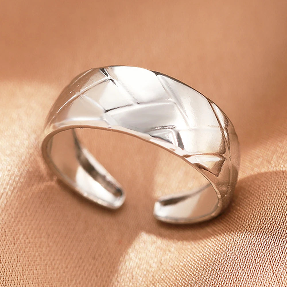 Collection of classic stainless steel rings :